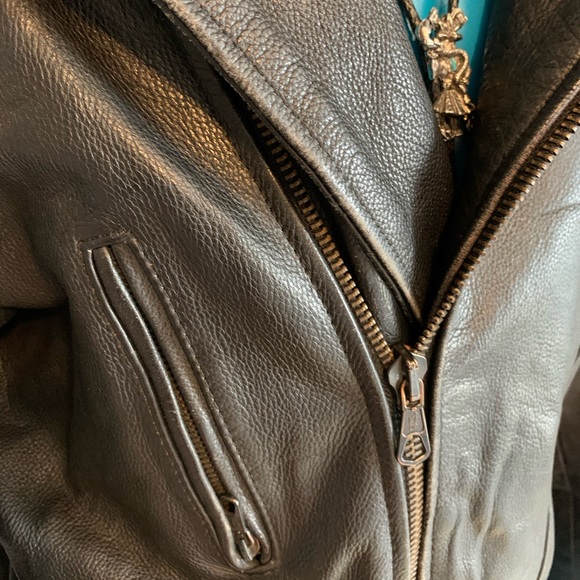 Japanese-Hardcore Biker Leather Jacket - Picture 9 of 12